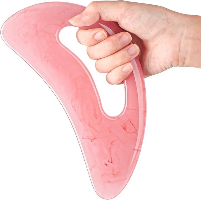 Gua Sha z naturalnej żywicy 2 sztuki w zestawie