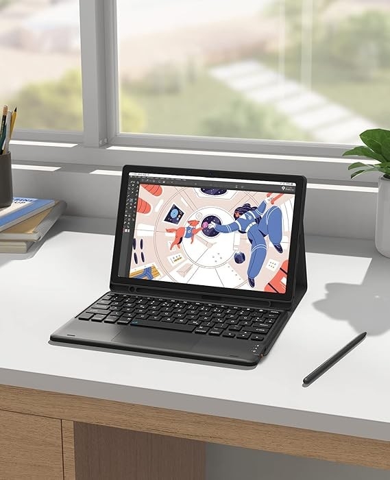 Etui Earto na tablet Samsung Tab A8 z klawiaturą 10,5"