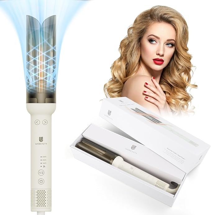 Automatyczna lokówka WeBeauty 180°C-230°C, lokówka z powłoką ceramiczną, lokówka z jonizacją