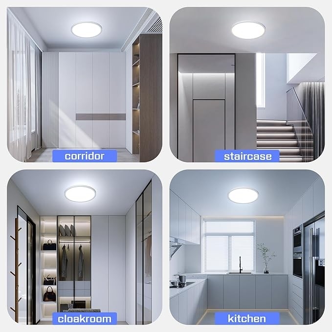 Lampa LED, energooszcędna, sufitowa , wewnętrzna, IP44. 6500K, OTREN
