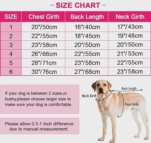 TAGLORY dog clothing, dog coat, dog jacket
