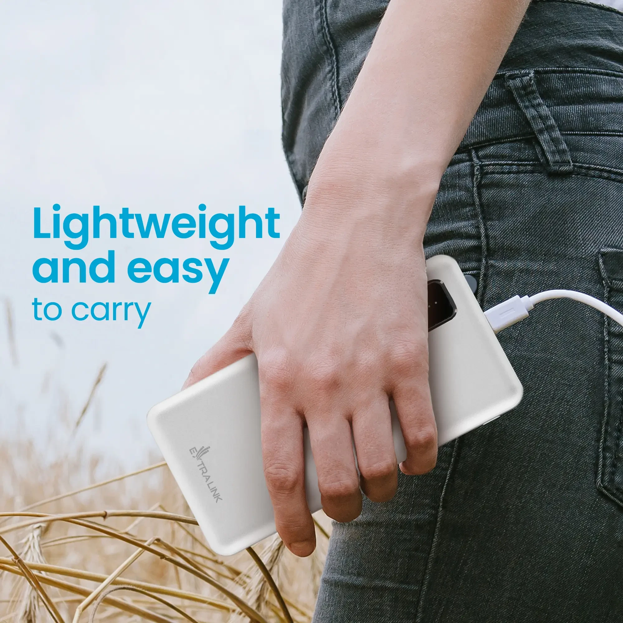 Power Bank Extralink EPB-098W 10000 mAh – Kompaktowa Moc w Twojej Kieszeni
