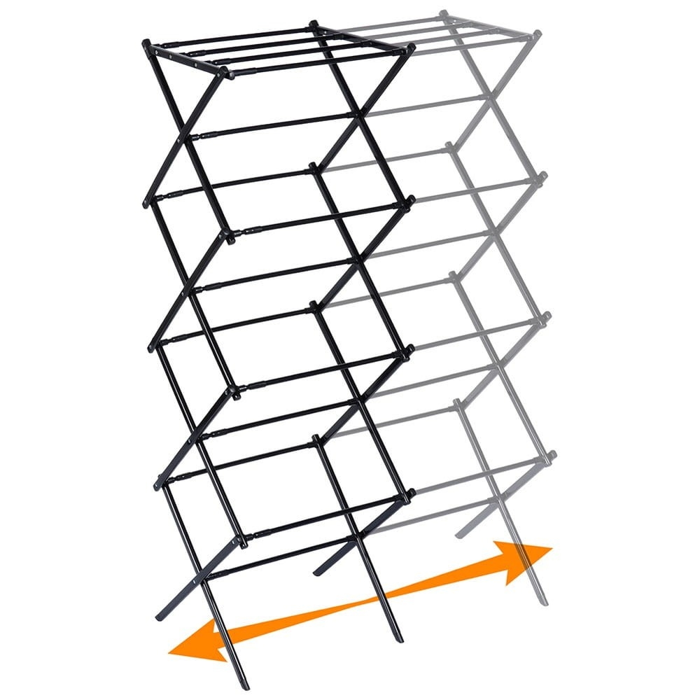Pionowa Suszarka na Pranie 75 x 37,5 x 139 cm – Teleskopowa, Kompaktowa i Wyjątkowo Pojemna