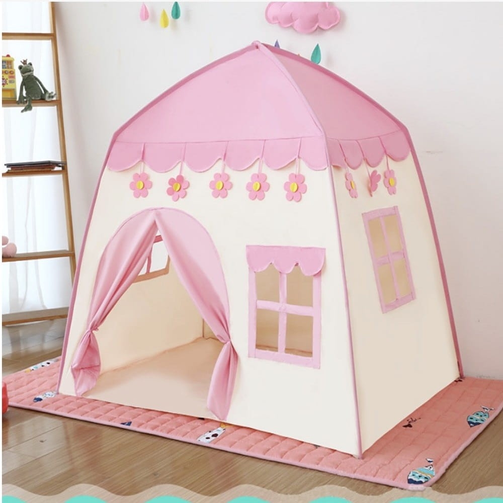 Namiot dziecięcy MASTER Pinky – lekki, kolorowy, 130 cm wysokości