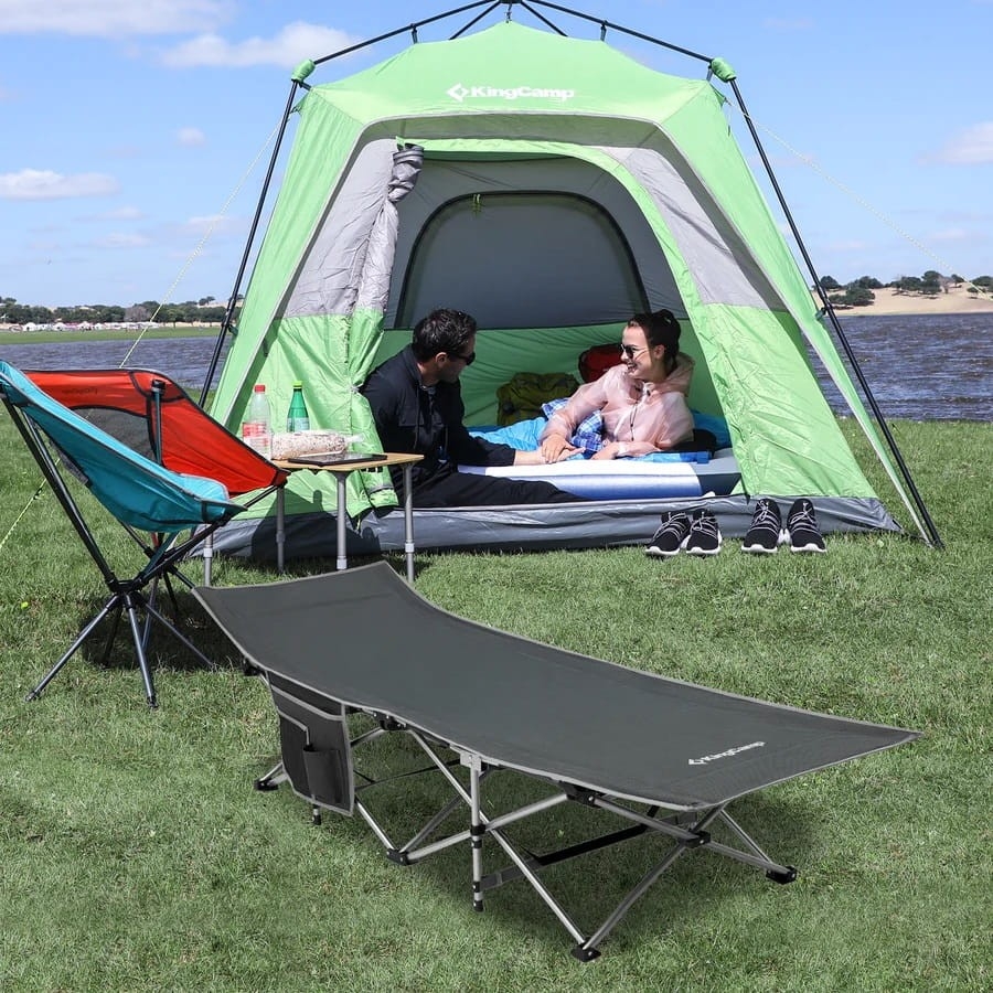 Składany leżak kempingowy KING CAMP Comfort
