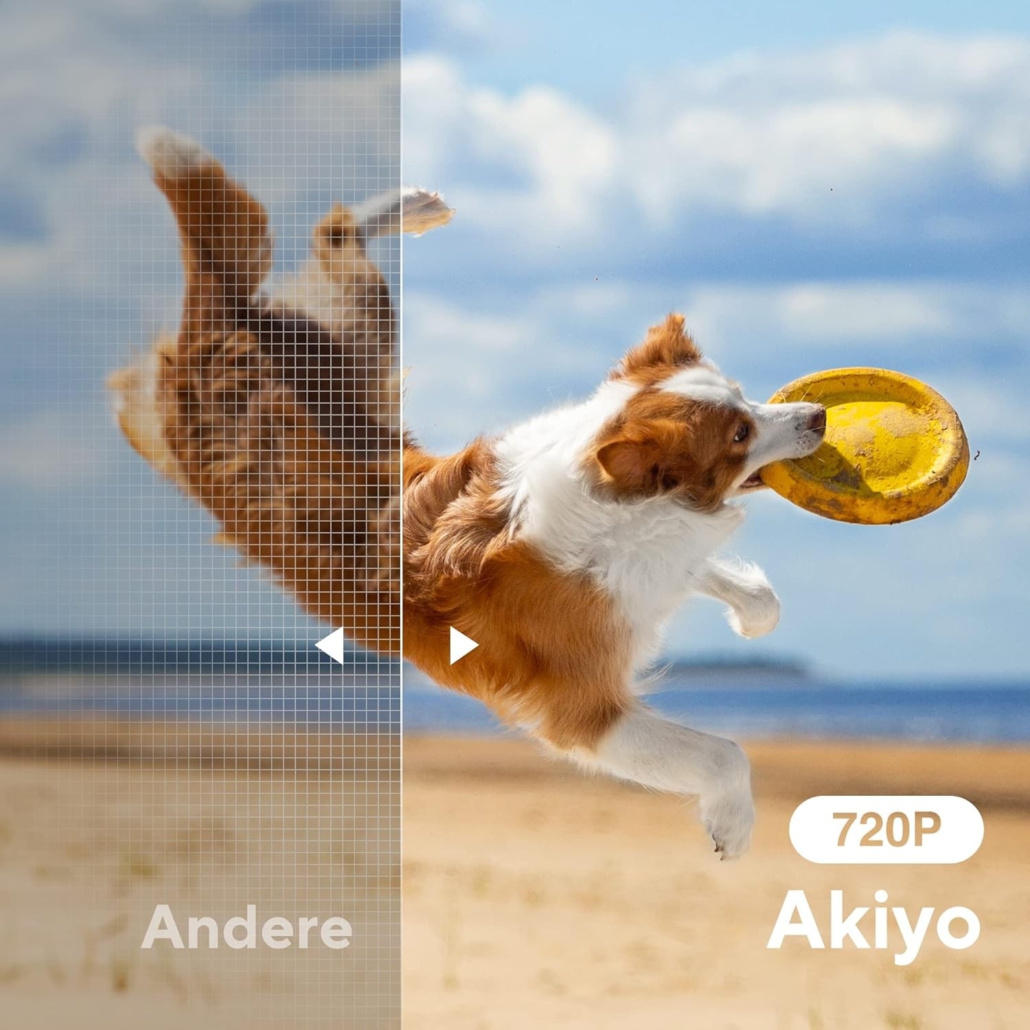 Mini Projektor AKIYO O1 – HD 720P, przenośny, 142", złącza HDMI/USB