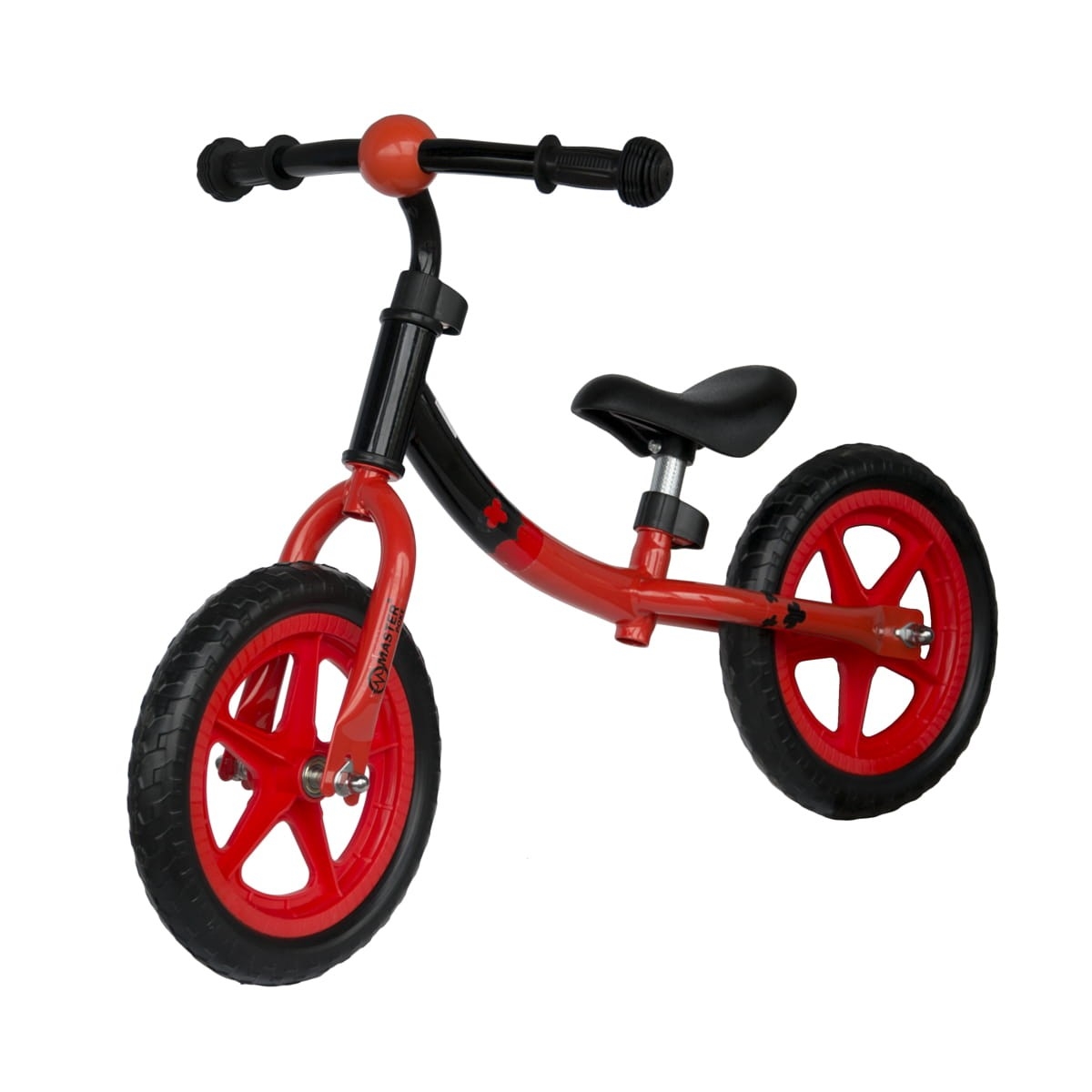 Rowerek Biegowy MASTER Poke 12" dla Dzieci 3-5 lat | Lekki 3,3kg - Czerwony