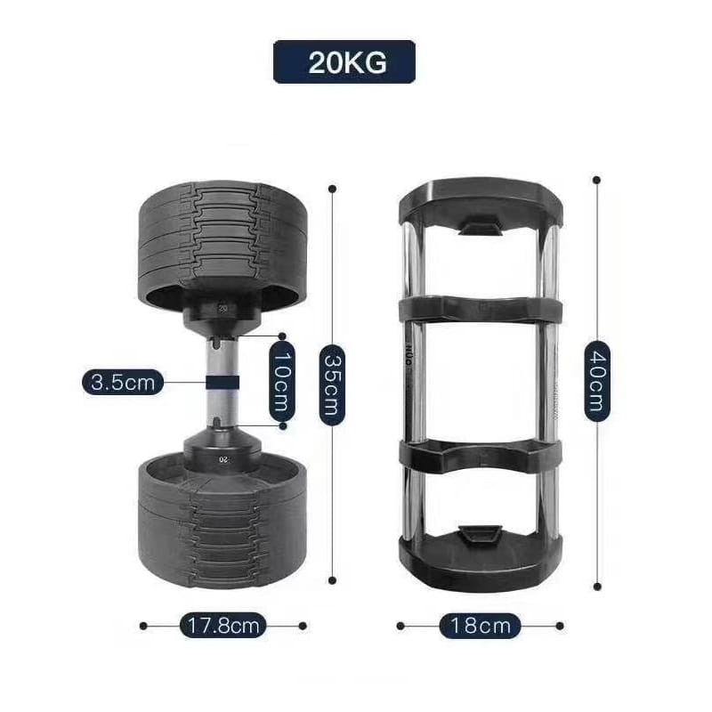 Hantle MASTER Spin jedną ręką regulowane 2 - 20 kg