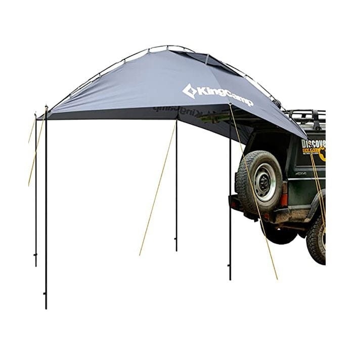 Namiot samochodowy KING CAMP Compass szary 315x215 cm altana SUV