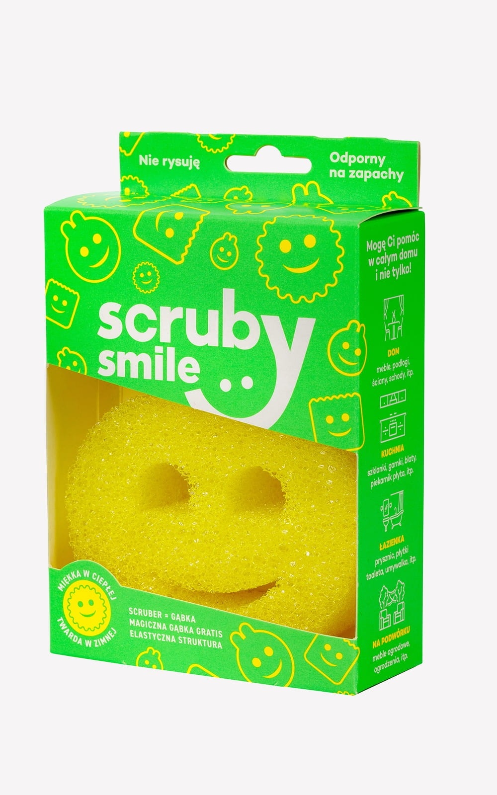 Gąbka Scruby Smile – Gąbka Króliczek Termo do Czyszczenia Bez Chemii + GRATIS Magiczna Gąbka