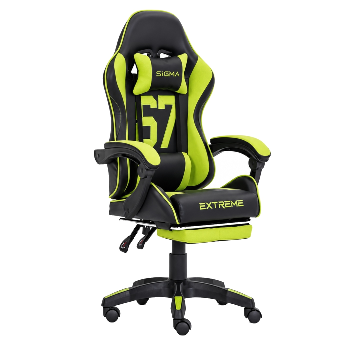 Fotel Gamingowy Sigma 67 Neon Green - Zielony Neon