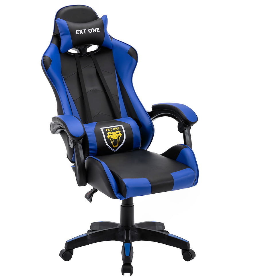 Fotel Gamingowy Niebieski EXT ONE Blue