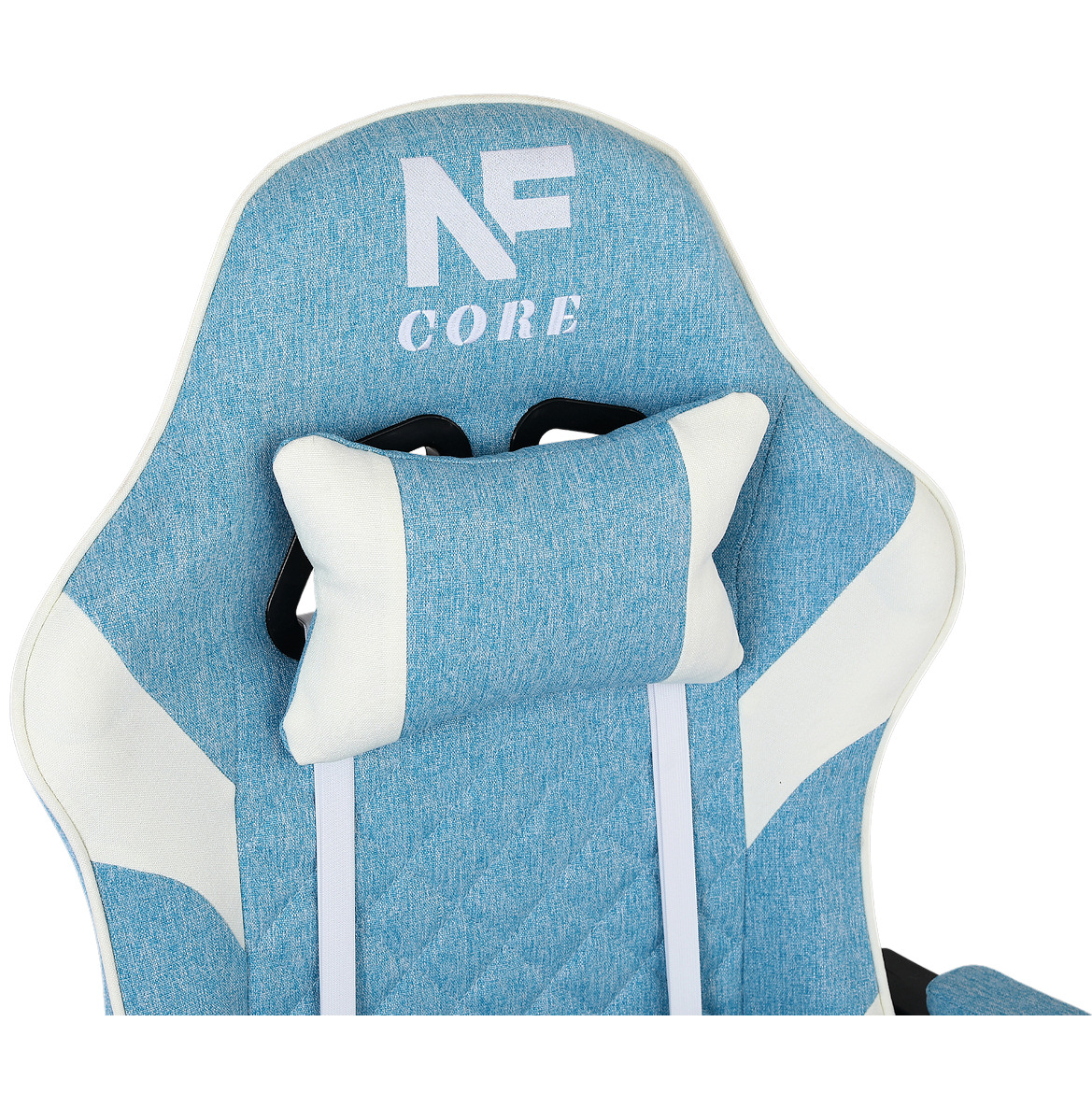 Fotel Gamingowy Core Light Blue/White