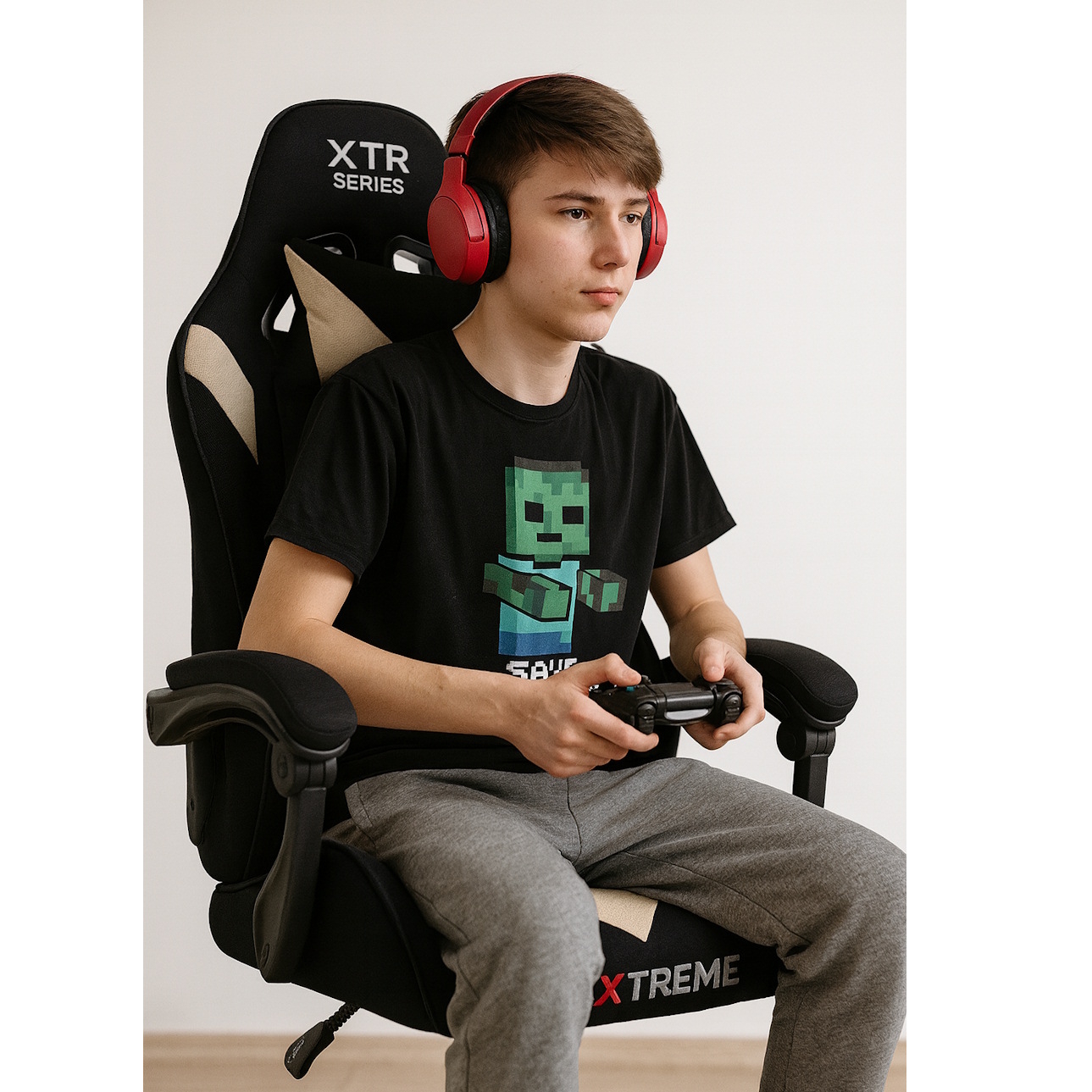 The EXTREME XTR Beige Gaming Chair