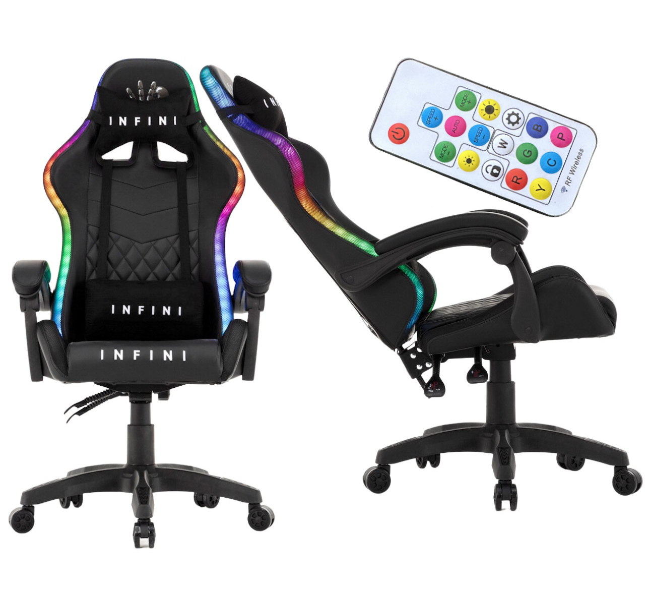 Fotel Gamingowy INFINI RGB