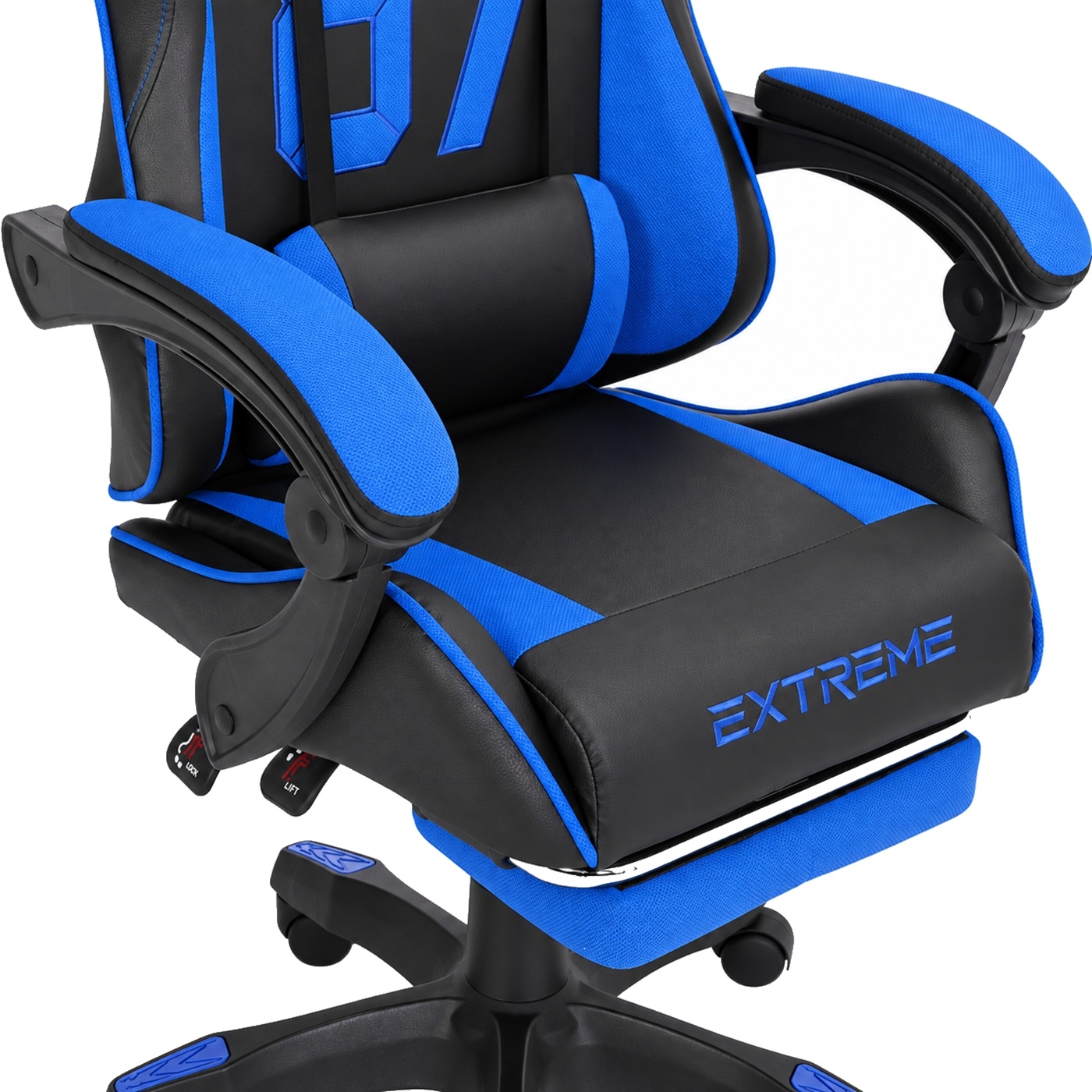 Fotel Gamingowy SIGMA 67 Blue – Niebieski