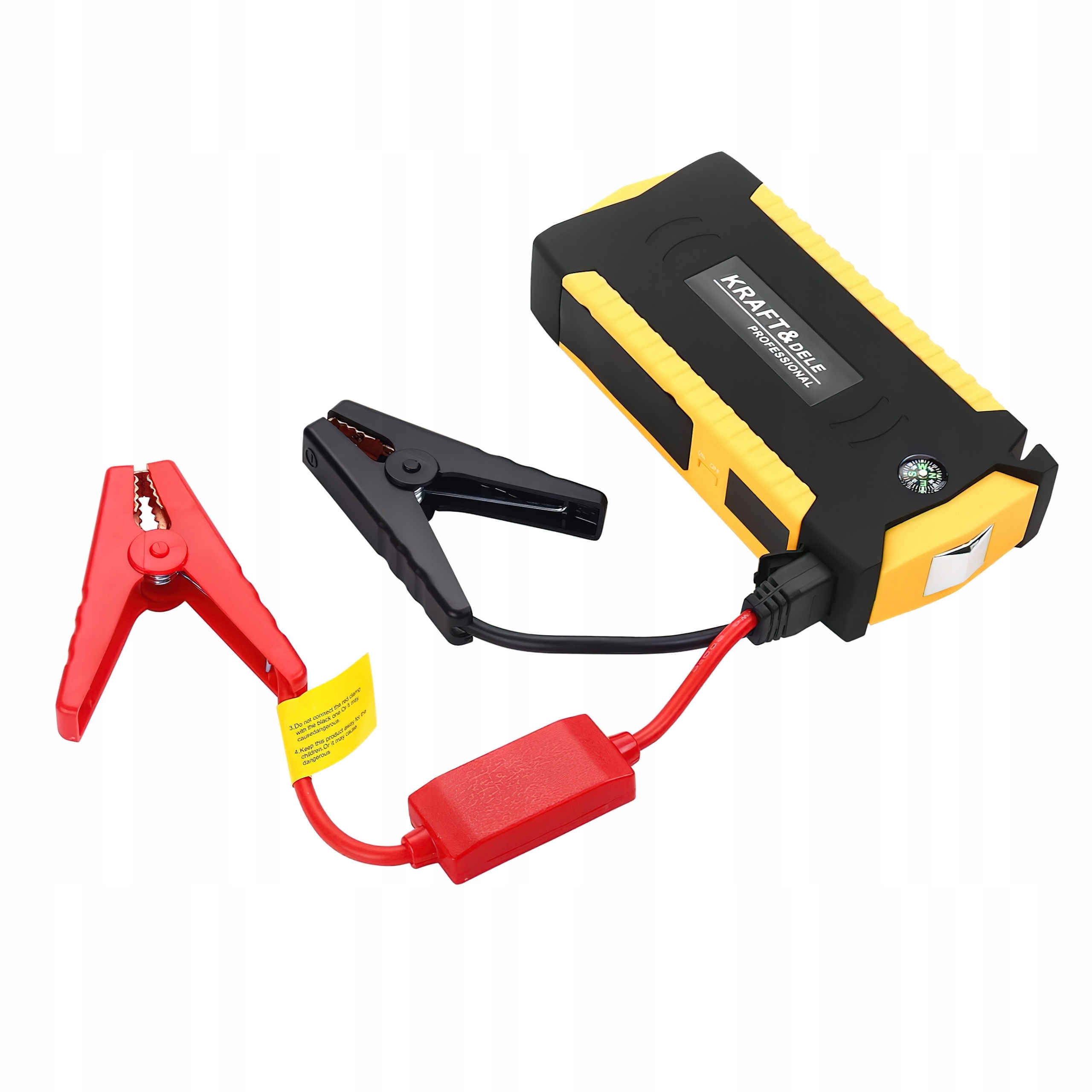 Jump Starter Booster Rozruchowy 12V Kraft&Dele 16800 mAh Powerbank USB-A z Walizką