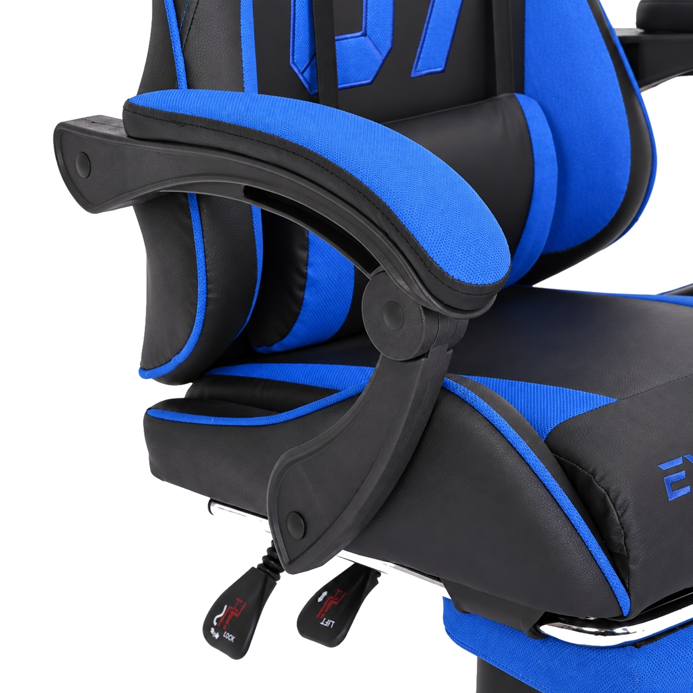 Fotel Gamingowy SIGMA 67 Blue – Niebieski