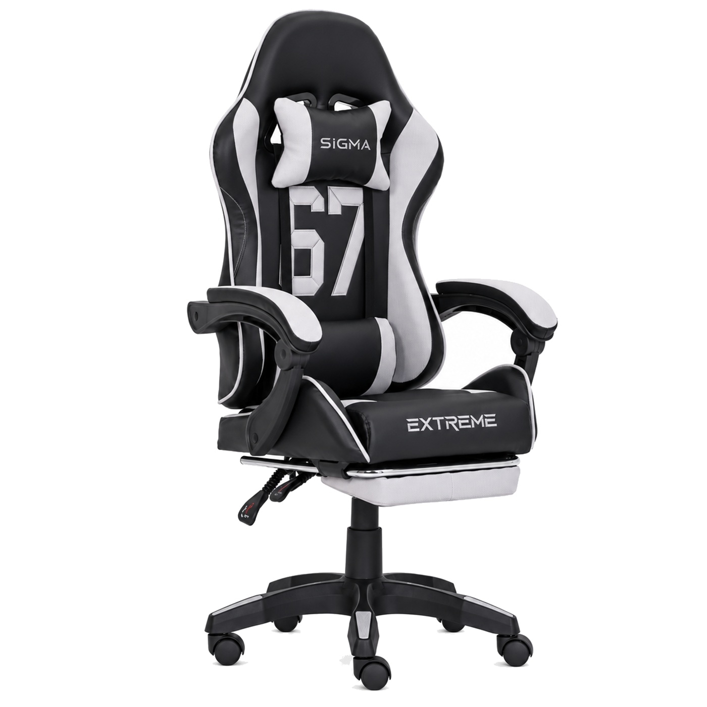 Fotel Gamingowy SIGMA 67 Gray – Szary