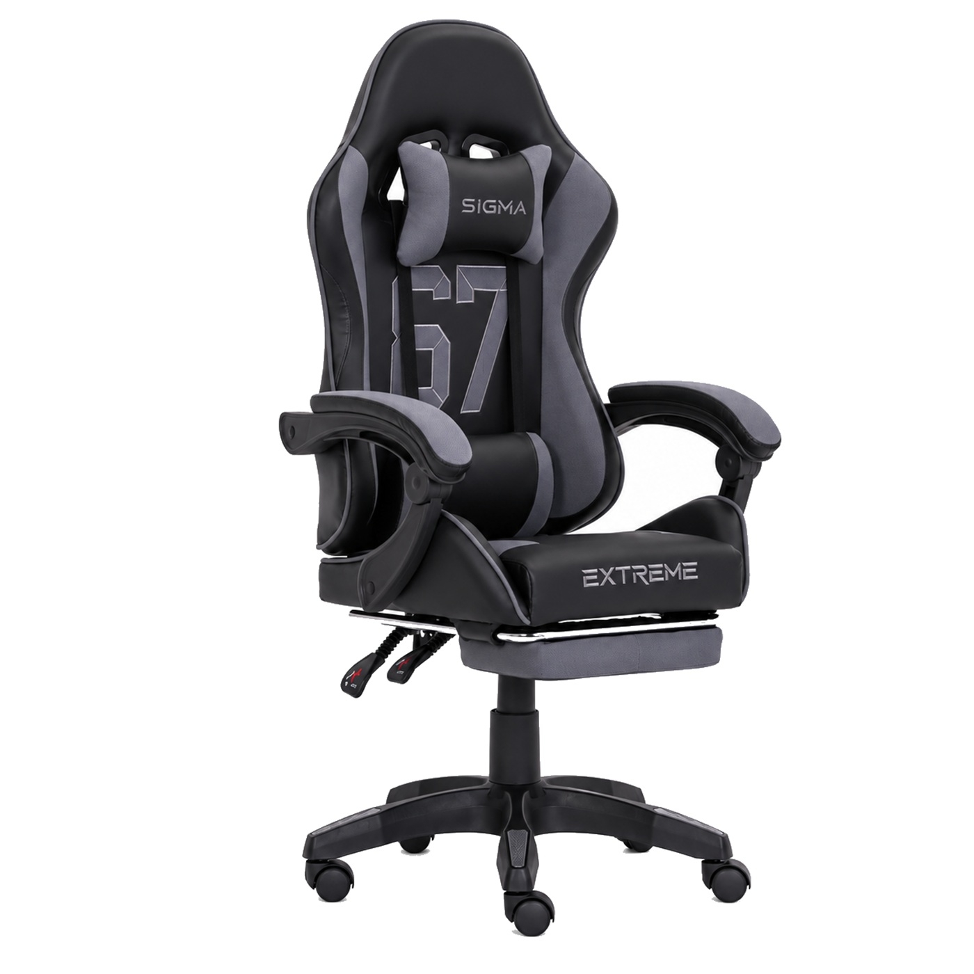 Fotel Gamingowy SIGMA 67 Graphite - Grafitowy