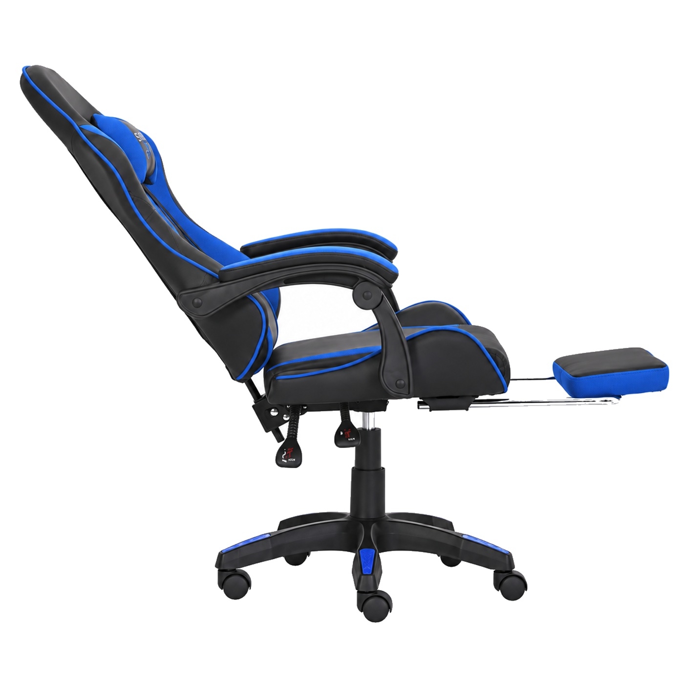 Fotel Gamingowy SIGMA 67 Blue – Niebieski