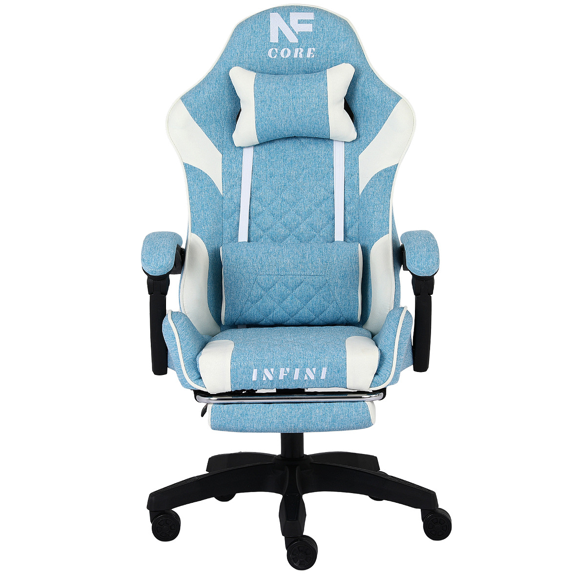Fotel Gamingowy Core Light Blue/White
