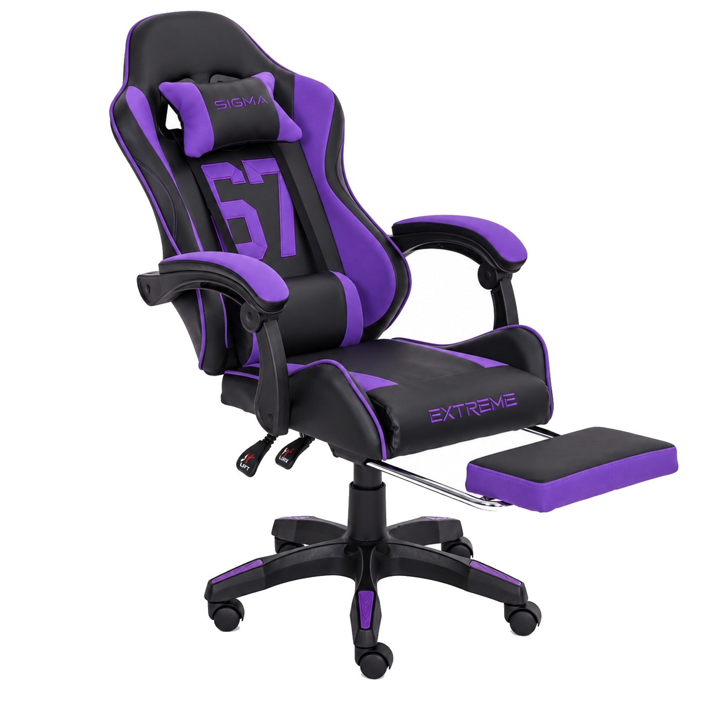 Fotel Gamingowy Sigma 67 Purple - Fioletowy