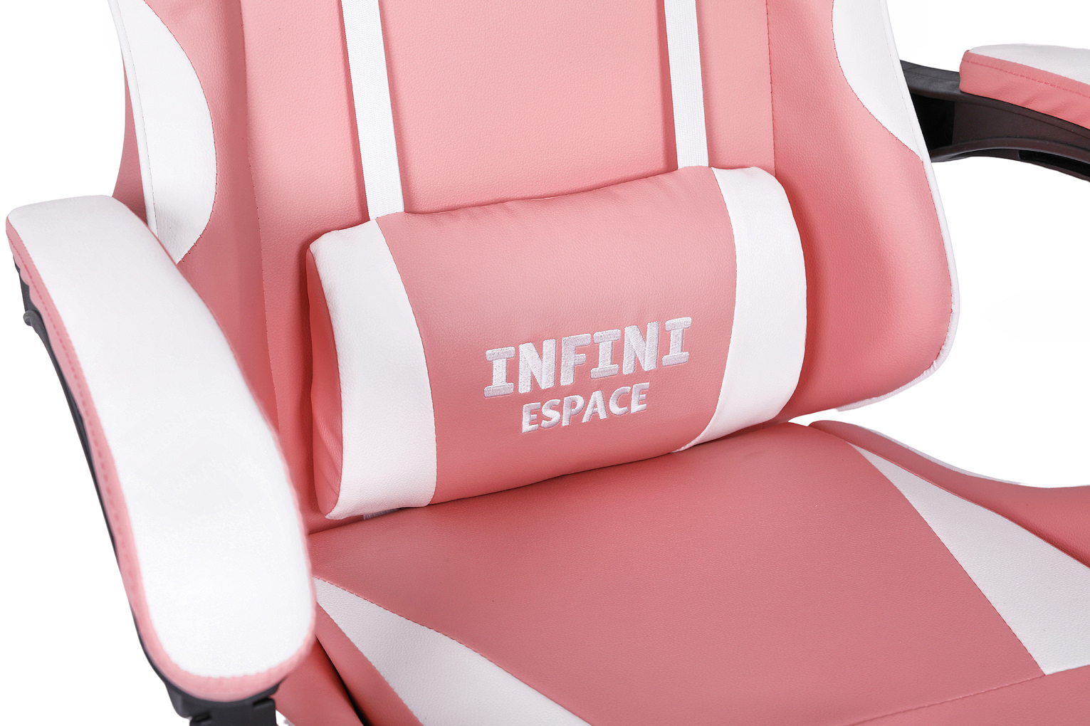Fotel Gamingowy INFINI ESPACE Pink Różowy Ergonomiczny do Biurka