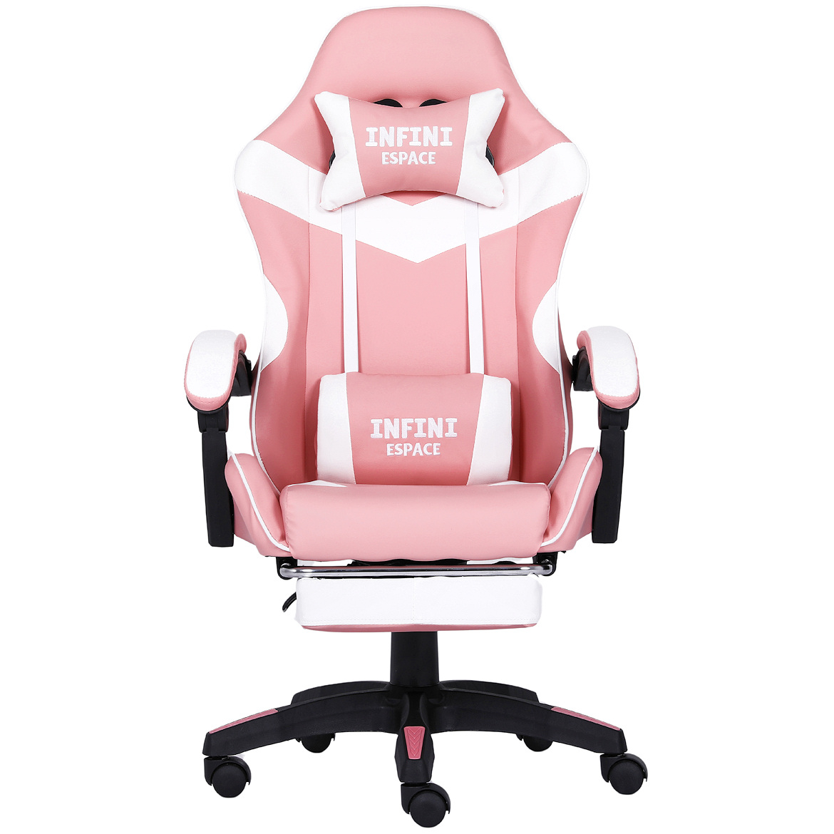 Fotel Gamingowy INFINI ESPACE Pink Różowy Ergonomiczny do Biurka