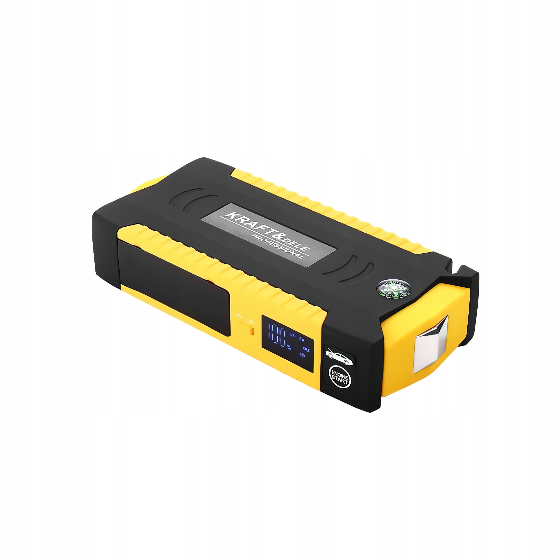 Jump Starter Booster Rozruchowy 12V Kraft&Dele 16800 mAh Powerbank USB-A z Walizką