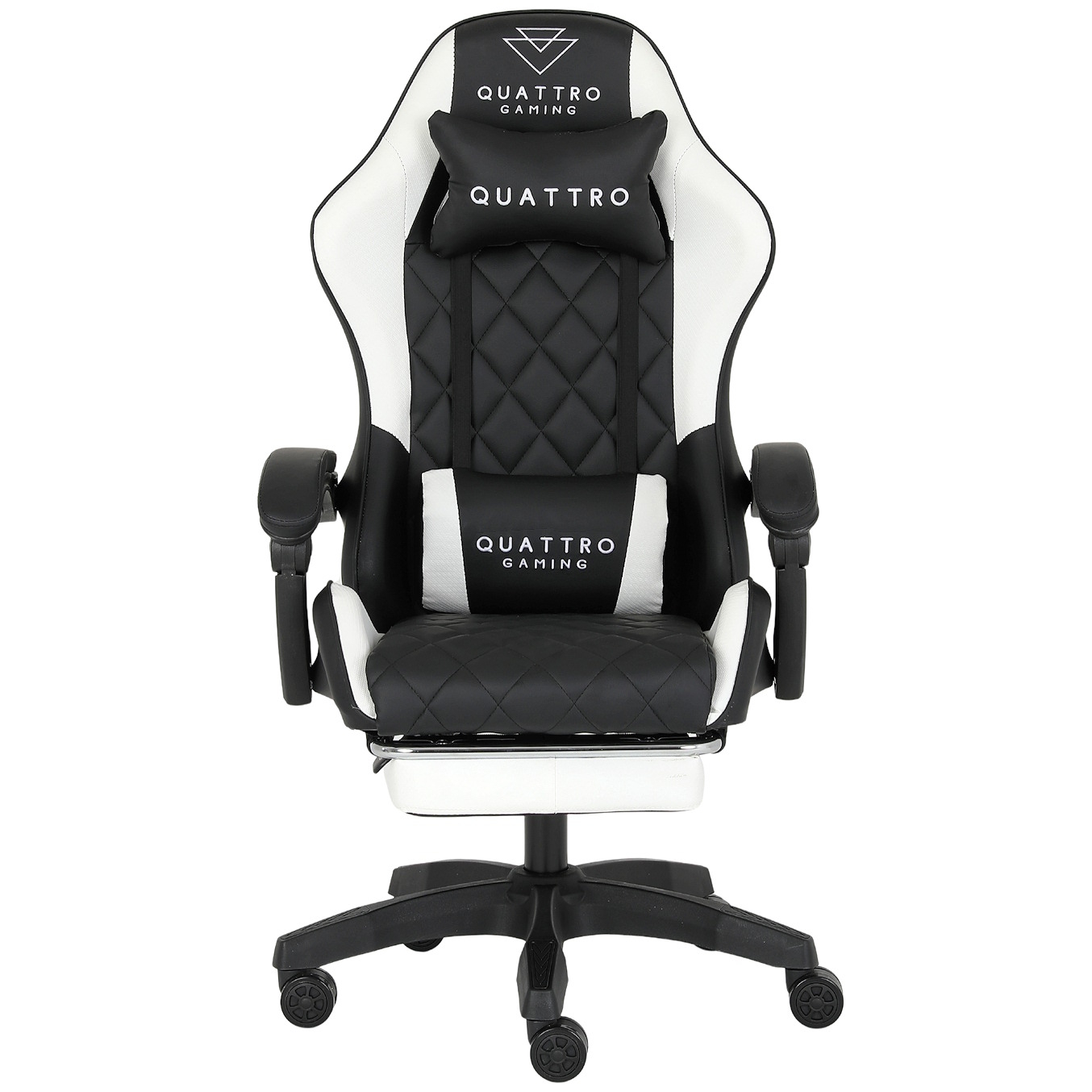 Fotel Gamingowy QUATTRO White