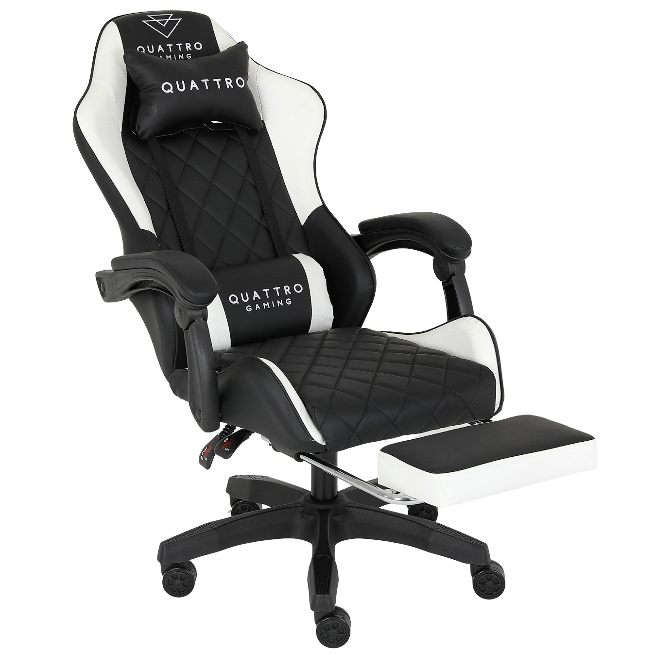 Fotel Gamingowy QUATTRO White