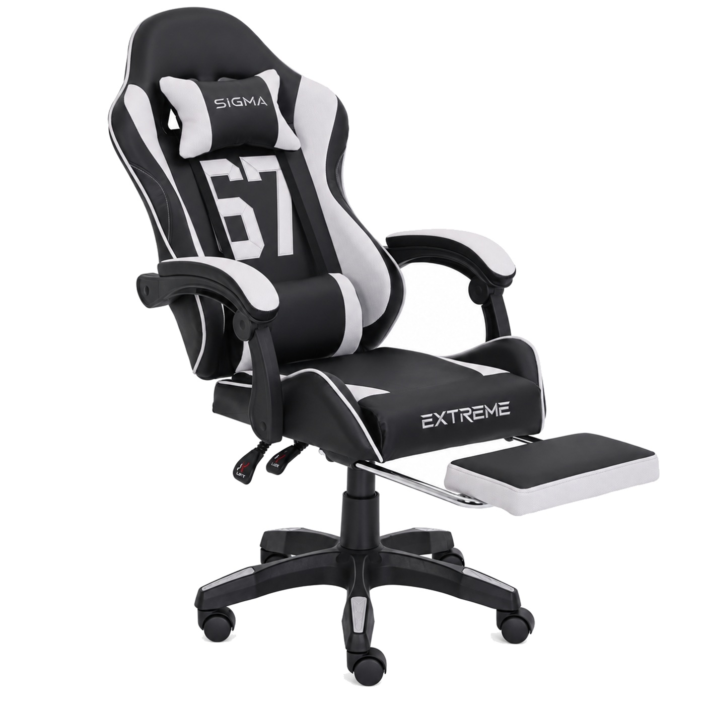 Fotel Gamingowy SIGMA 67 Gray – Szary