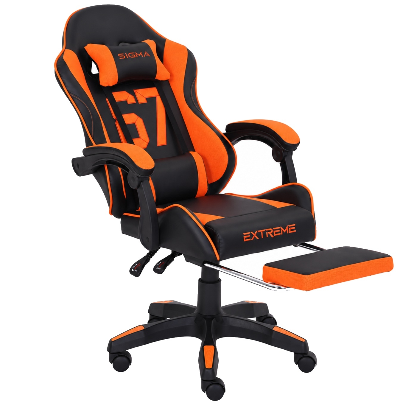 Fotel Gamingowy Sigma 67 Orange - Pomarańczowy