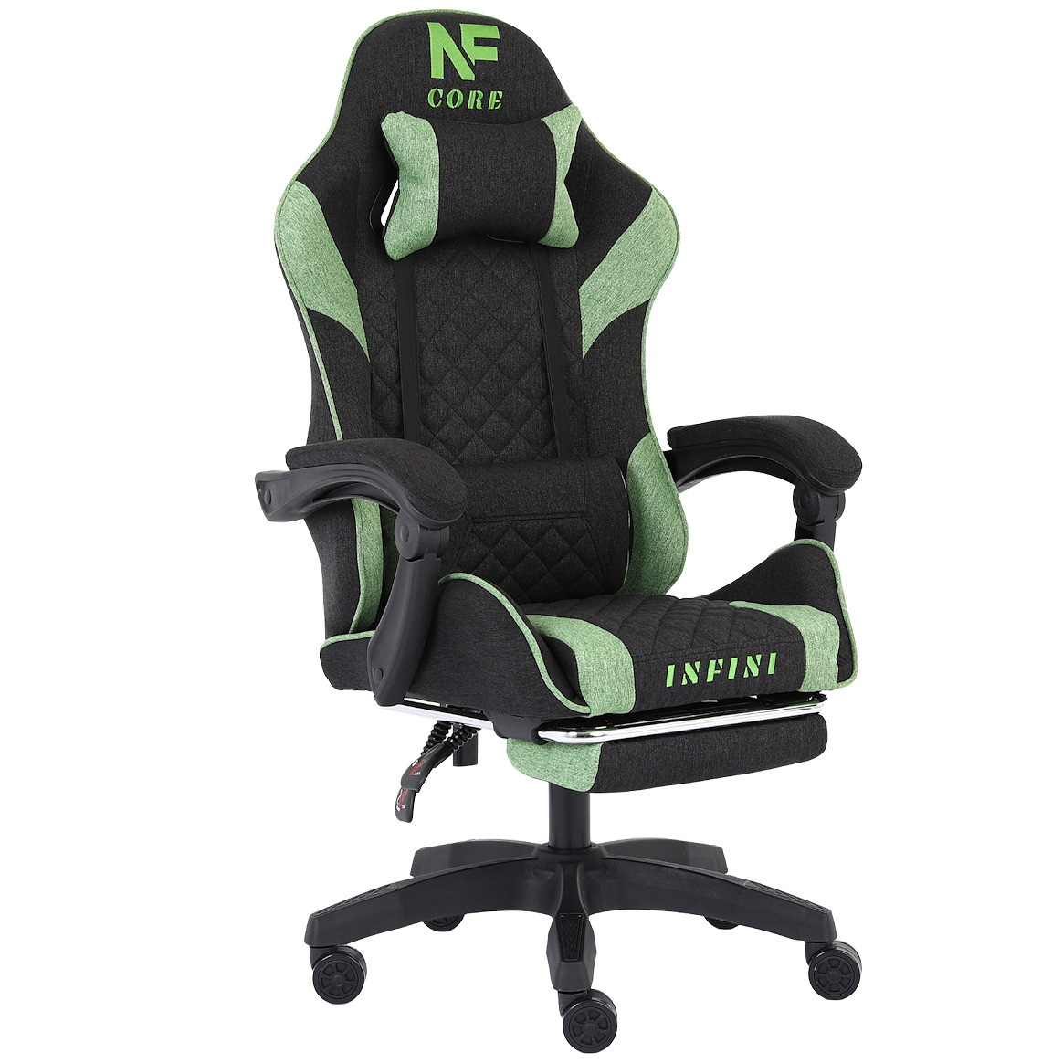 Fotel Gamingowy Czarno-Zielony Core Black/Green