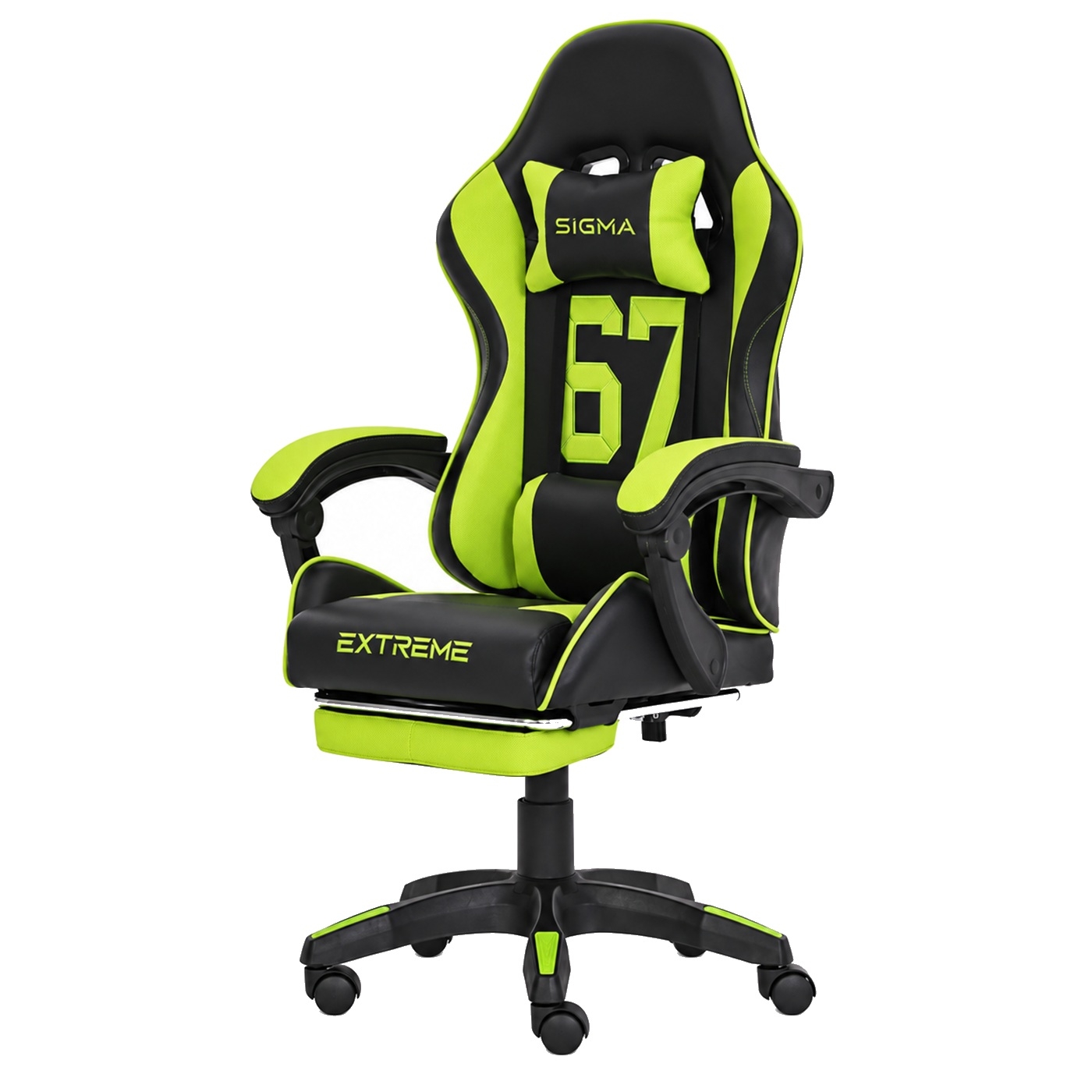 Fotel Gamingowy Sigma 67 Neon Green - Zielony Neon