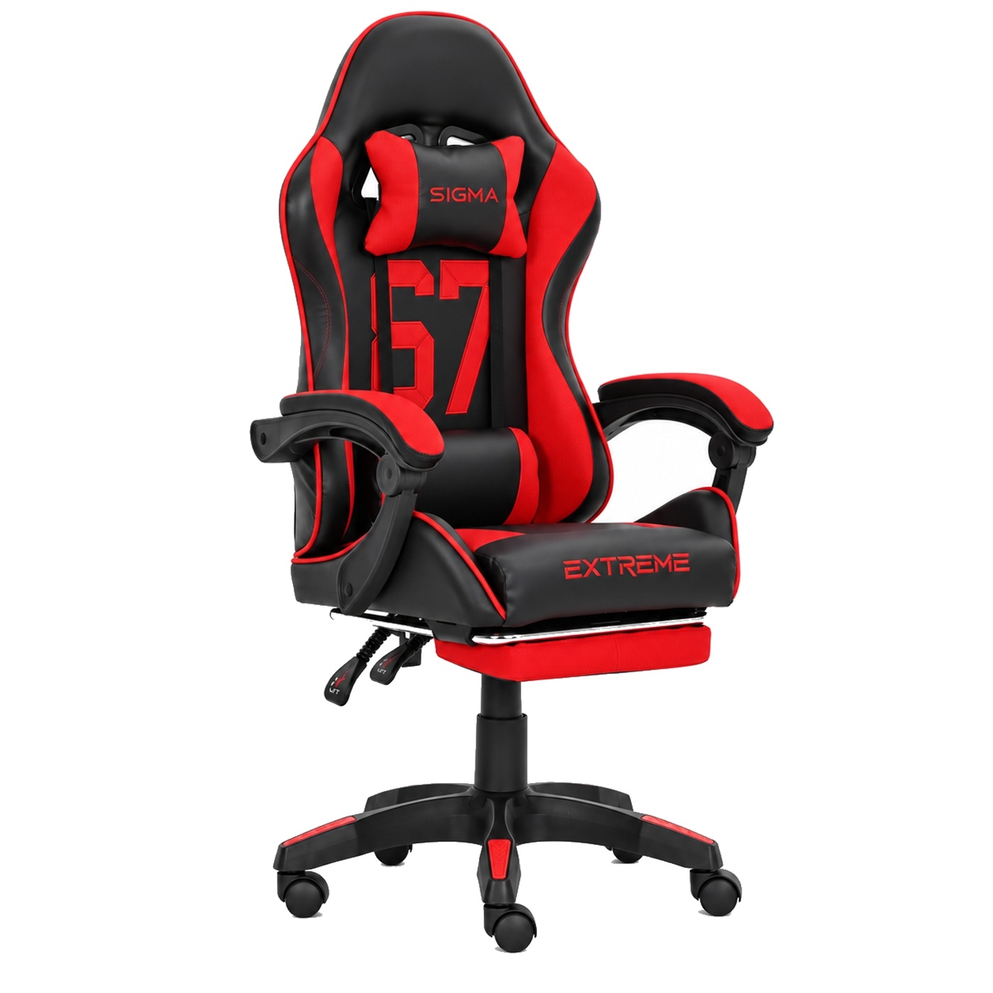 Fotel Gamingowy Sigma 67 Red - Czerwony