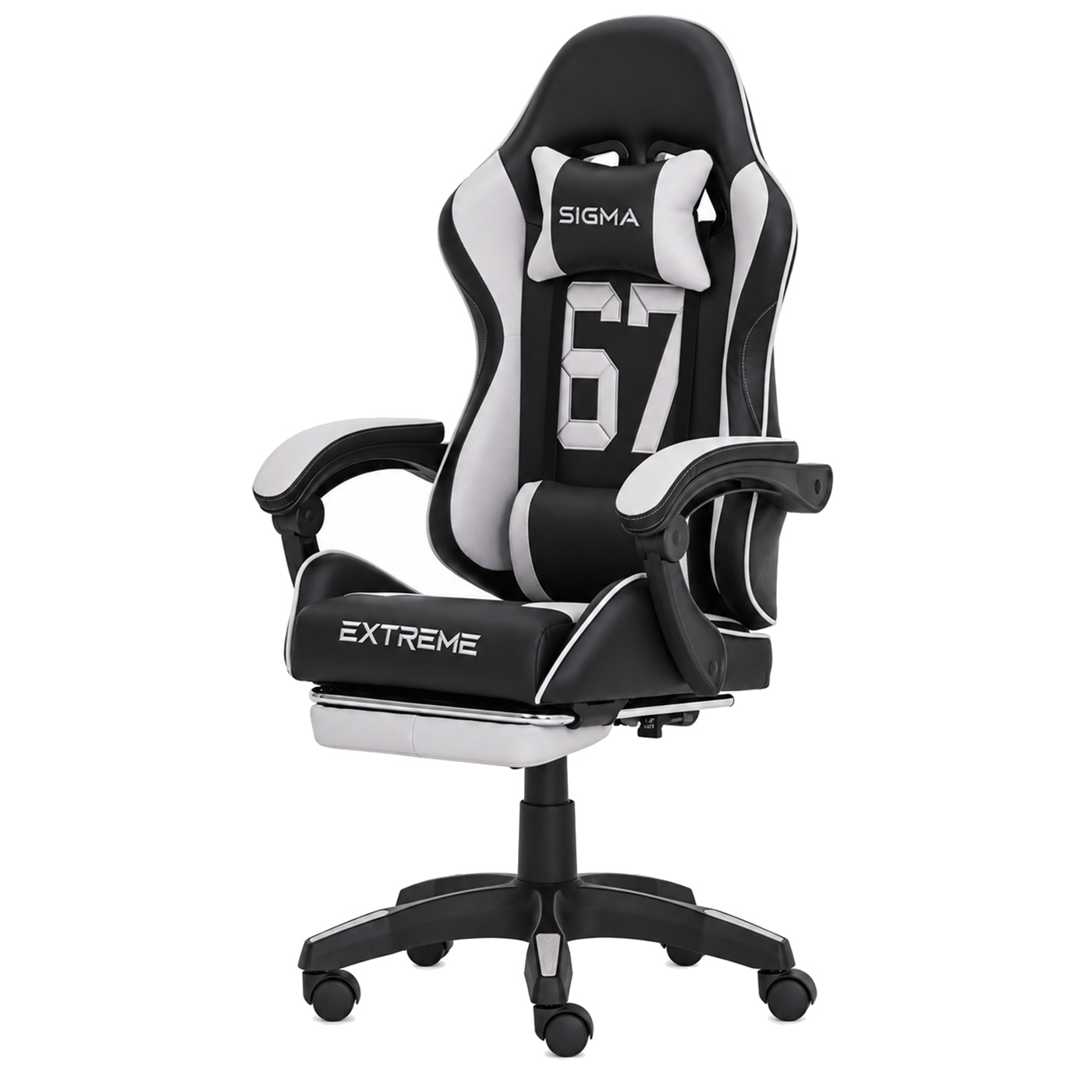 Fotel Gamingowy SIGMA 67 Gray – Szary