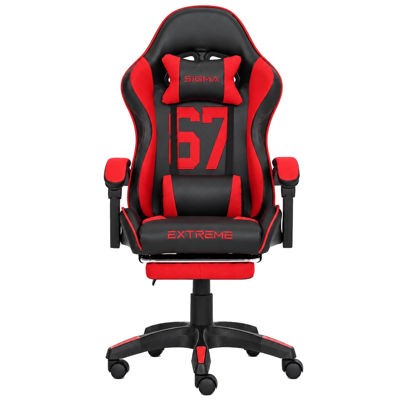Fotel Gamingowy Sigma 67 Red - Czerwony